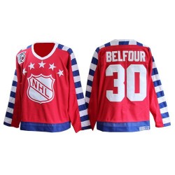 Adult Authentic Chicago Blackhawks ED Belfour Red All Star Throwback 75TH Official CCM Jersey