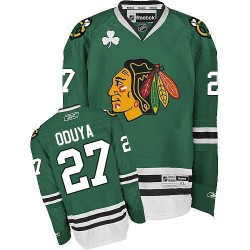 Adult Premier Chicago Blackhawks Johnny Oduya Green Official Reebok Jersey