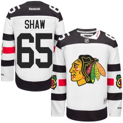 Youth Authentic Chicago Blackhawks Andrew Shaw White 2016 Stadium Series Official Reebok Jersey