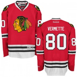 Adult Authentic Chicago Blackhawks Antoine Vermette Red Home Official Reebok Jersey