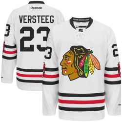 Adult Authentic Chicago Blackhawks Kris Versteeg White 2015 Winter Classic Official Reebok Jersey