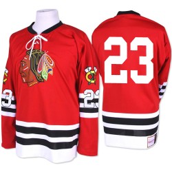 Adult Authentic Chicago Blackhawks Kris Versteeg Red 1960-61 Throwback Official Mitchell and Ness Jersey