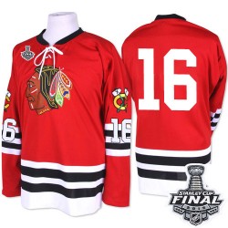 Adult Authentic Chicago Blackhawks Marcus Kruger Red 1960-61 Throwback 2015 Stanley Cup Official Mitchell and Ness Jersey
