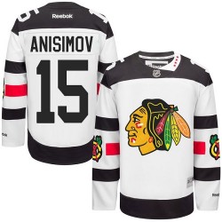Adult Premier Chicago Blackhawks Artem Anisimov White 2016 Stadium Series Official Reebok Jersey