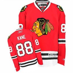 Youth Authentic Chicago Blackhawks Patrick Kane Red Home Official Reebok Jersey