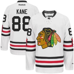 Youth Authentic Chicago Blackhawks Patrick Kane White 2015 Winter Classic Official Reebok Jersey