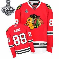 Youth Authentic Chicago Blackhawks Patrick Kane Red Home 2015 Stanley Cup Official Reebok Jersey