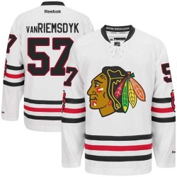Adult Premier Chicago Blackhawks Trevor Van Riemsdyk White 2015 Winter Classic Official Reebok Jersey