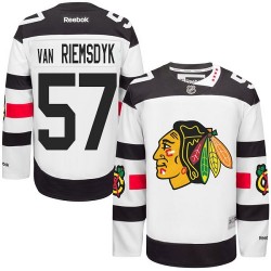 Adult Premier Chicago Blackhawks Trevor Van Riemsdyk White 2016 Stadium Series Official Reebok Jersey