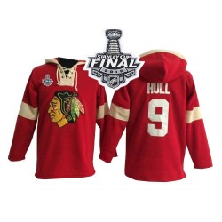 Chicago Blackhawks Bobby Hull Official Red Old Time Hockey Authentic Adult Pullover Hoodie 2015 Stanley Cup Jersey