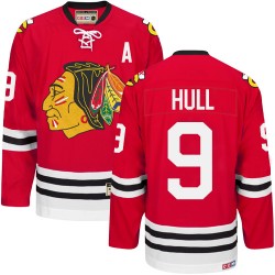 Adult Premier Chicago Blackhawks Bobby Hull Red New Throwback Official CCM Jersey