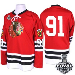 Adult Authentic Chicago Blackhawks Brad Richards Red 1960-61 Throwback 2015 Stanley Cup Official Mitchell and Ness Jersey