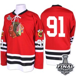 Adult Authentic Chicago Blackhawks Brad Richards Red 1960-61 Throwback 2015 Stanley Cup Official Mitchell and Ness Jersey