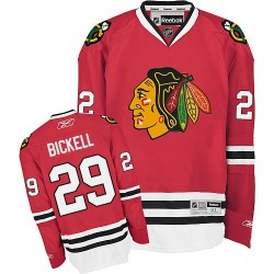Adult Authentic Chicago Blackhawks Bryan Bickell Red Home Official Reebok Jersey