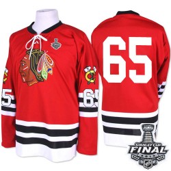 Adult Premier Chicago Blackhawks Andrew Shaw Red 1960-61 Throwback 2015 Stanley Cup Official Mitchell and Ness Jersey