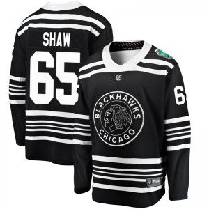 Adult Breakaway Chicago Blackhawks Andrew Shaw Black 2019 Winter Classic Official Fanatics Branded Jersey