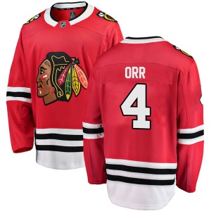 Adult Breakaway Chicago Blackhawks Bobby Orr Red Home Official Fanatics Branded Jersey