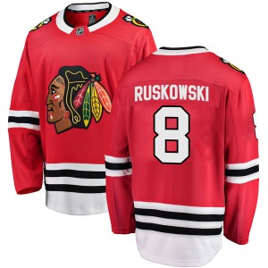 Adult Breakaway Chicago Blackhawks Terry Ruskowski Red Home Official Fanatics Branded Jersey