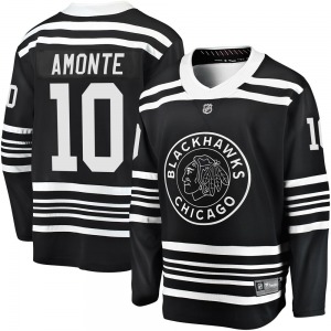 Adult Premier Chicago Blackhawks Tony Amonte Black Breakaway Alternate 2019/20 Official Fanatics Branded Jersey