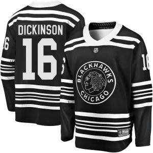 Adult Premier Chicago Blackhawks Jason Dickinson Black Breakaway Alternate 2019/20 Official Fanatics Branded Jersey