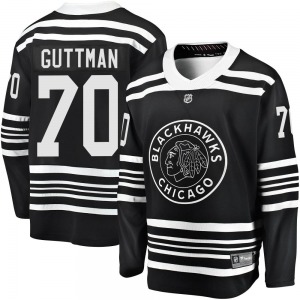 Adult Premier Chicago Blackhawks Cole Guttman Black Breakaway Alternate 2019/20 Official Fanatics Branded Jersey