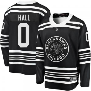 Adult Premier Chicago Blackhawks Taylor Hall Black Breakaway Alternate 2019/20 Official Fanatics Branded Jersey