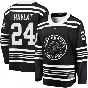 Adult Premier Chicago Blackhawks Martin Havlat Black Breakaway Alternate 2019/20 Official Fanatics Branded Jersey