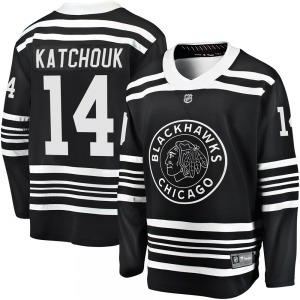 Adult Premier Chicago Blackhawks Boris Katchouk Black Breakaway Alternate 2019/20 Official Fanatics Branded Jersey