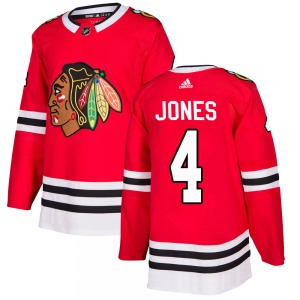 Adult Authentic Chicago Blackhawks Seth Jones Red Home Official Adidas Jersey