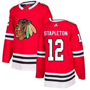 Adult Authentic Chicago Blackhawks Pat Stapleton Red Home Official Adidas Jersey