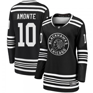 Women's Premier Chicago Blackhawks Tony Amonte Black Breakaway Alternate 2019/20 Official Fanatics Branded Jersey