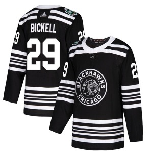 Youth Authentic Chicago Blackhawks Bryan Bickell Black 2019 Winter Classic Official Adidas Jersey