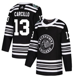 Youth Authentic Chicago Blackhawks Daniel Carcillo Black 2019 Winter Classic Official Adidas Jersey