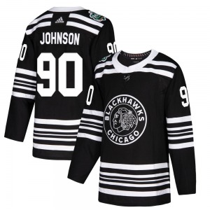 Youth Authentic Chicago Blackhawks Tyler Johnson Black 2019 Winter Classic Official Adidas Jersey