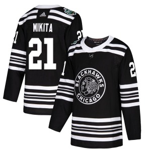 Youth Authentic Chicago Blackhawks Stan Mikita Black 2019 Winter Classic Official Adidas Jersey