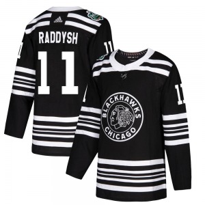 Youth Authentic Chicago Blackhawks Taylor Raddysh Black 2019 Winter Classic Official Adidas Jersey