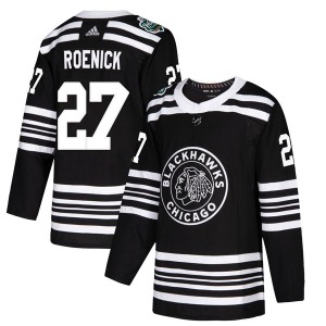 Youth Authentic Chicago Blackhawks Jeremy Roenick Black 2019 Winter Classic Official Adidas Jersey
