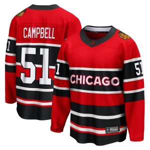 Adult Breakaway Chicago Blackhawks Brian Campbell Red Special Edition 2.0 Official Fanatics Branded Jersey