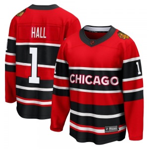 Adult Breakaway Chicago Blackhawks Glenn Hall Red Special Edition 2.0 Official Fanatics Branded Jersey