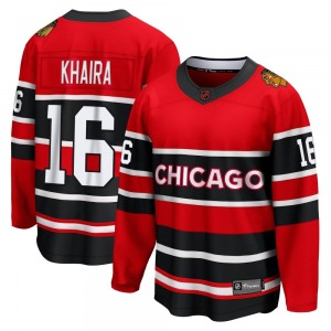 Adult Breakaway Chicago Blackhawks Jujhar Khaira Red Special Edition 2.0 Official Fanatics Branded Jersey