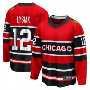 Adult Breakaway Chicago Blackhawks Tom Lysiak Red Special Edition 2.0 Official Fanatics Branded Jersey