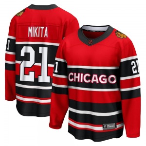 Adult Breakaway Chicago Blackhawks Stan Mikita Red Special Edition 2.0 Official Fanatics Branded Jersey