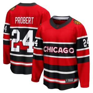 Adult Breakaway Chicago Blackhawks Bob Probert Red Special Edition 2.0 Official Fanatics Branded Jersey