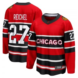 Adult Breakaway Chicago Blackhawks Lukas Reichel Red Special Edition 2.0 Official Fanatics Branded Jersey