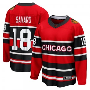 Adult Breakaway Chicago Blackhawks Denis Savard Red Special Edition 2.0 Official Fanatics Branded Jersey