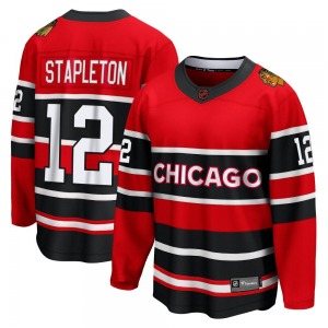 Adult Breakaway Chicago Blackhawks Pat Stapleton Red Special Edition 2.0 Official Fanatics Branded Jersey