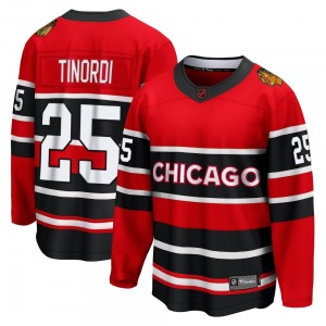 Adult Breakaway Chicago Blackhawks Jarred Tinordi Red Special Edition 2.0 Official Fanatics Branded Jersey