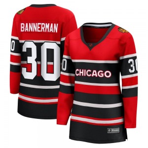Women's Breakaway Chicago Blackhawks Murray Bannerman Red Special Edition 2.0 Official Fanatics Branded Jersey