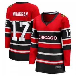 Women's Breakaway Chicago Blackhawks Kenny Wharram Red Special Edition 2.0 Official Fanatics Branded Jersey
