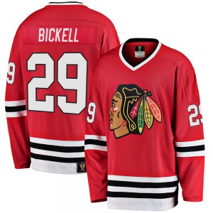 Adult Premier Chicago Blackhawks Bryan Bickell Red Breakaway Heritage Official Fanatics Branded Jersey